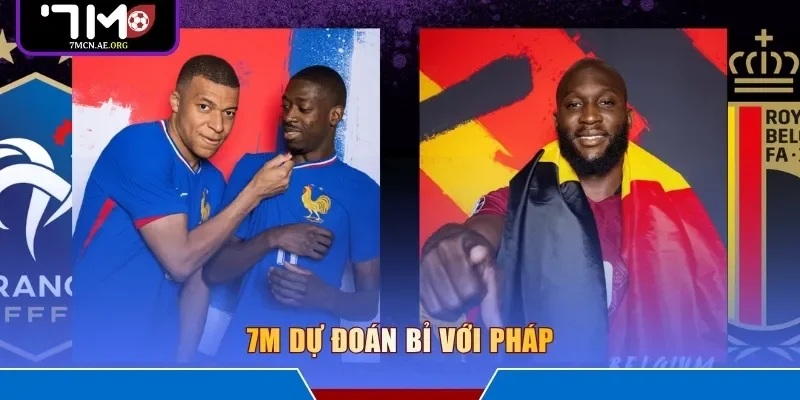 7M dự đoán Bỉ với Pháp