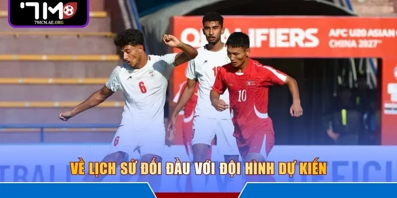 Về lịch sử đối đầu với đội hình dự kiến 